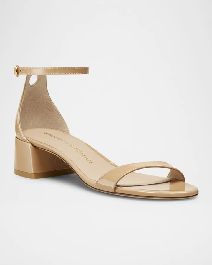 Nudist Patent Ankle-Strap Sandals - Image 4