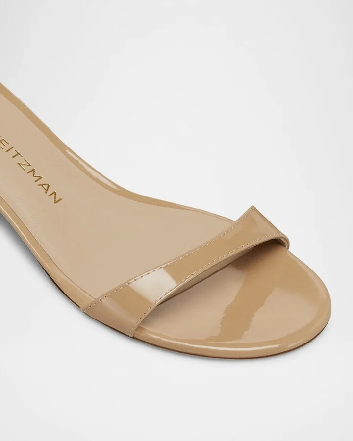 Nudist Patent Ankle-Strap Sandals - Image 5