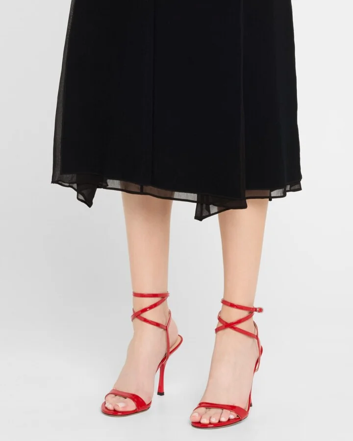 Nudist Patent Ankle-Strap Sandals - Image 11