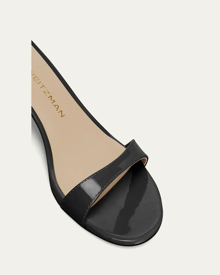 Nudist Patent Ankle-Strap Sandals - Image 4