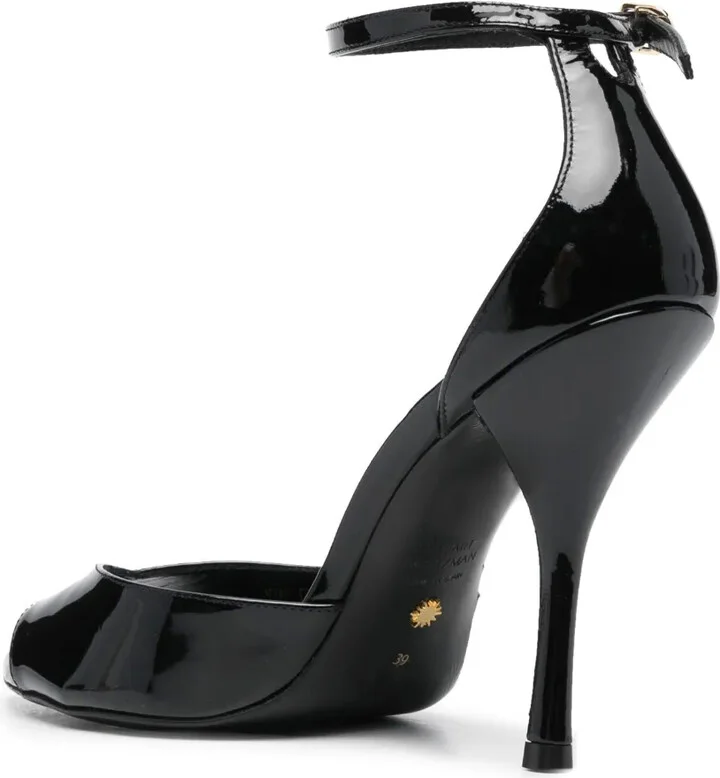 Nudist Point 100mm leather sandals - Image 3