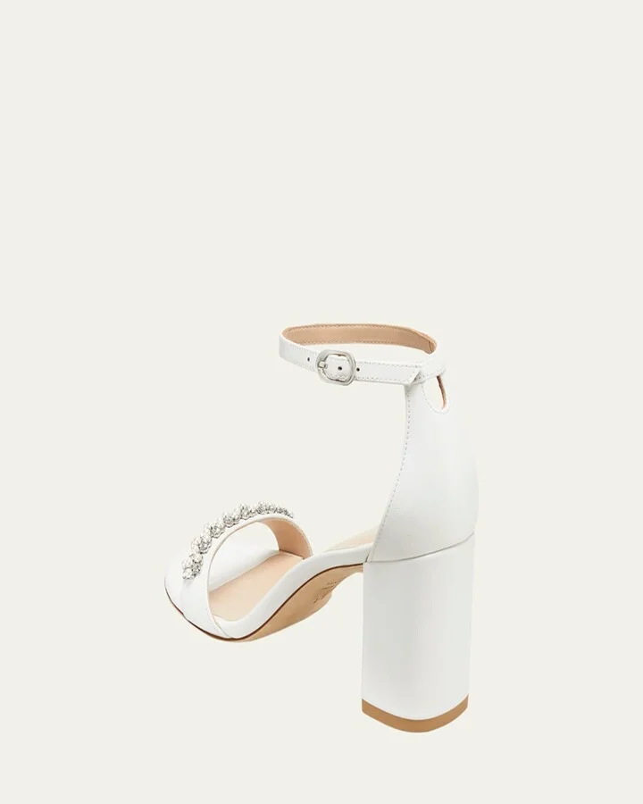 Nudist Poppy Embellished Ankle-Strap Sandals - Image 8