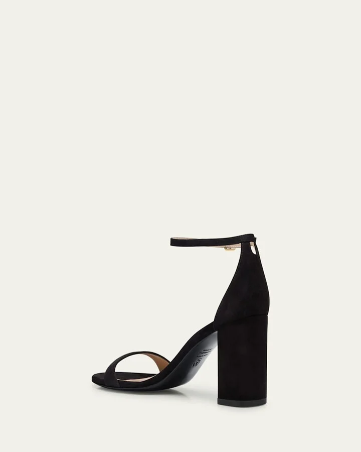 Nudist Suede Ankle-Strap Sandals - Image 7