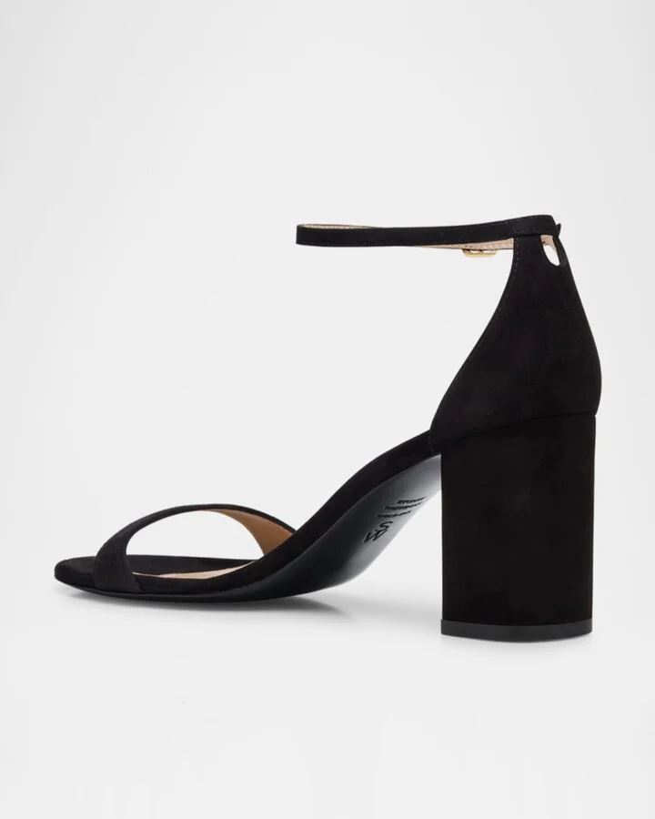 Nudist Suede Ankle-Strap Sandals - Image 2