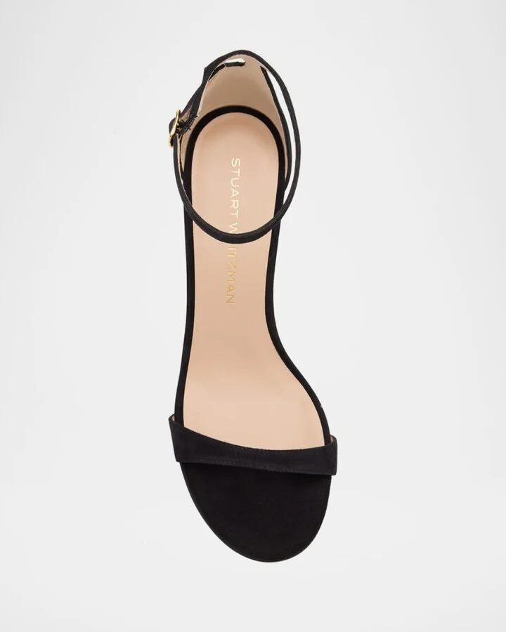 Nudist Suede Ankle-Strap Sandals - Image 4