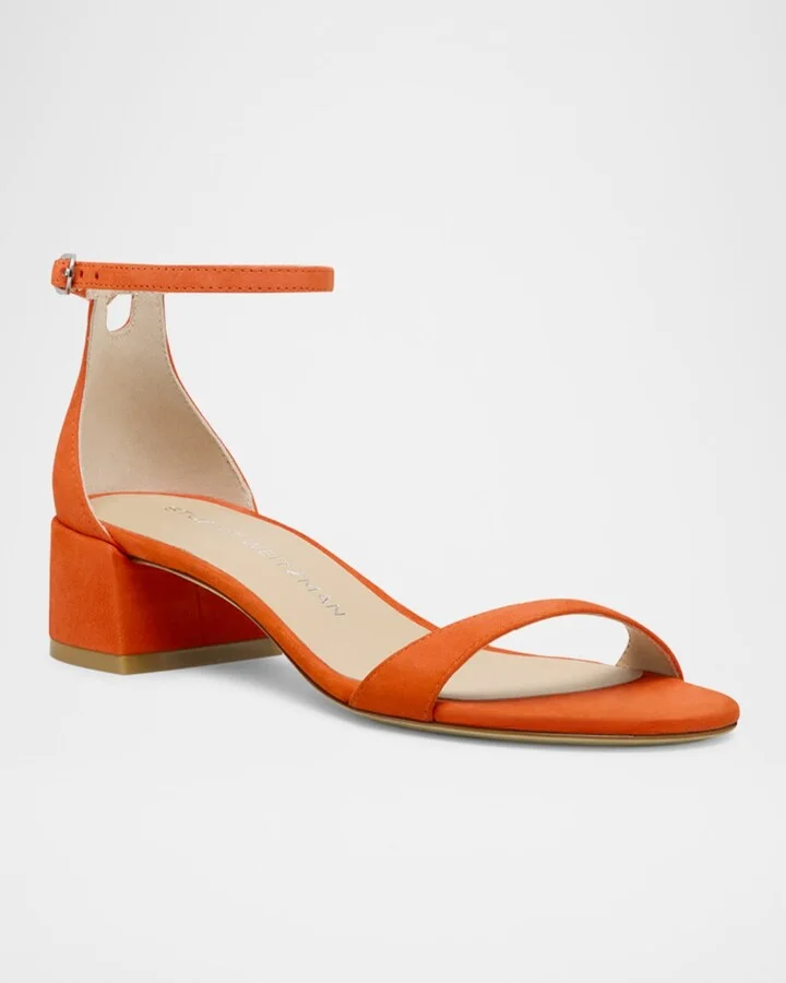 Nudist Suede Ankle-Strap Sandals - Image 2