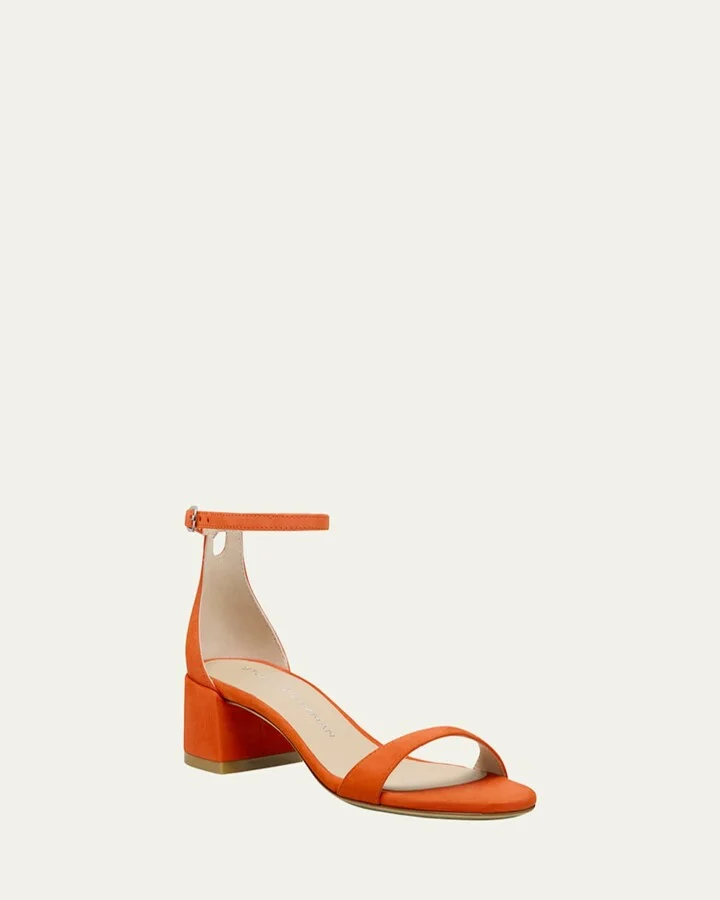Nudist Suede Ankle-Strap Sandals - Image 2