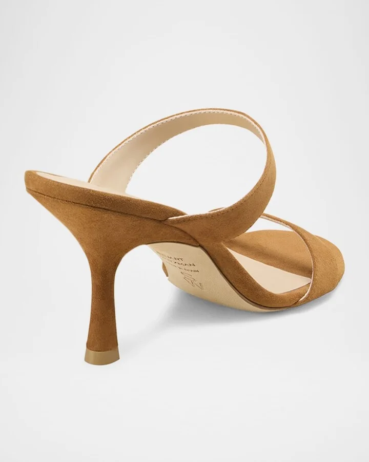 Nudist Suede Slide Sandals - Image 4