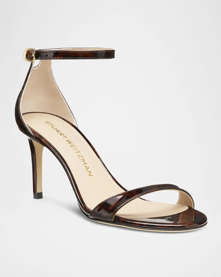 Nudist Tortoiseshell Ankle-Strap Sandals - Image 2
