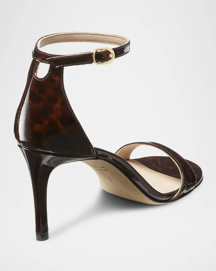 Nudist Tortoiseshell Ankle-Strap Sandals - Image 3