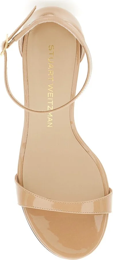 'nudistarc' Beige Sandals With High Block Heel In Leather Woman - Image 4