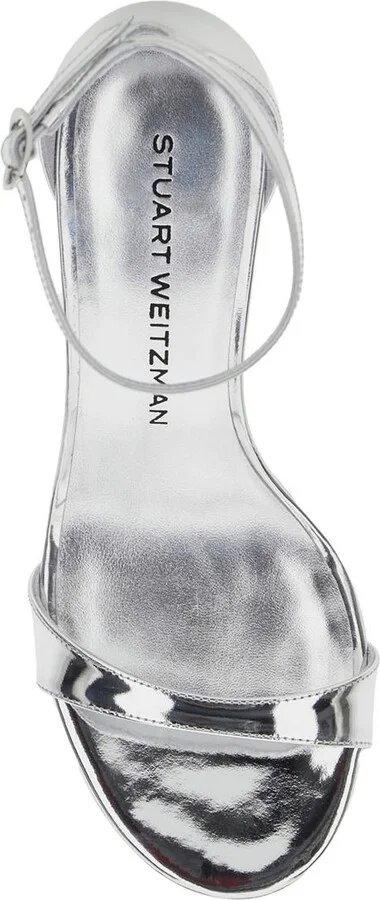 'Nudistarc' Metallic Sandals With High Block Heel In Patent Leather Woman - Image 4