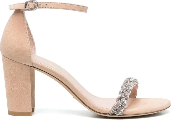 Nudistcurve 80mm embellished sandals