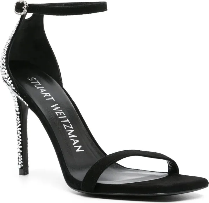 Nudistcurve Royale 100mm rhinestone-embellished sandals - Image 2