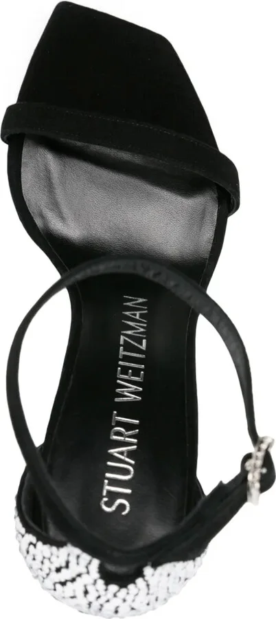 Nudistcurve Royale 100mm rhinestone-embellished sandals - Image 4