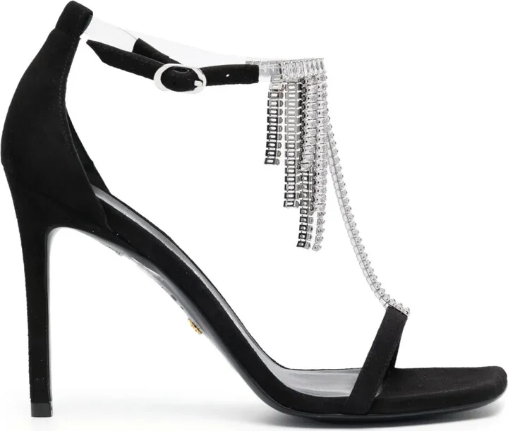 Nudistcurve Superglam 100mm sandals