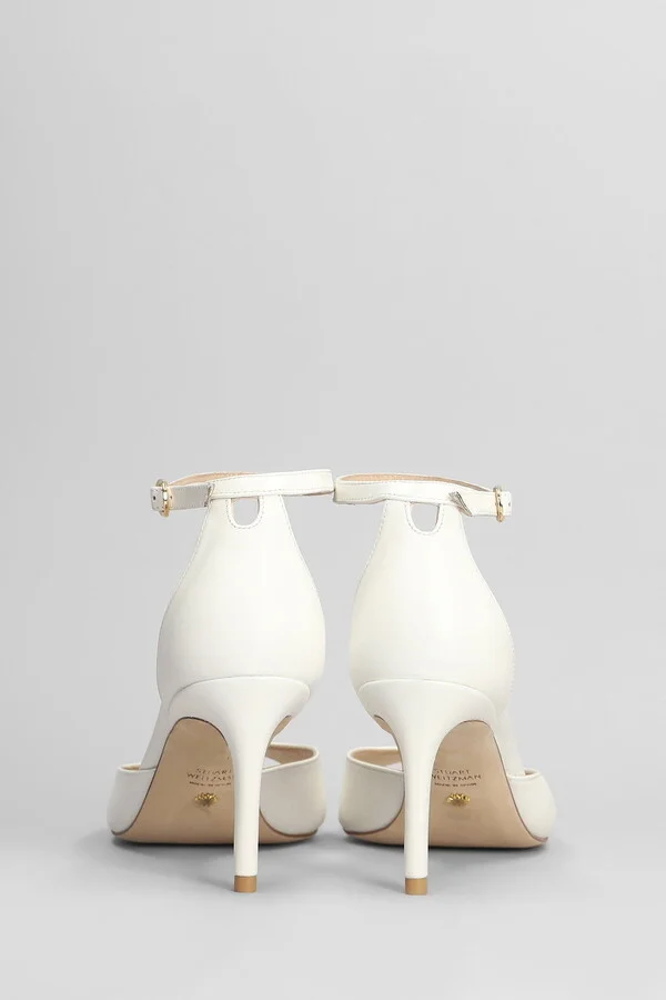 Nudistia 75 Sandals In White Patent Leather - Image 4