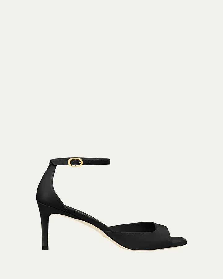 Nudistia Leather Ankle-Strap Sandals