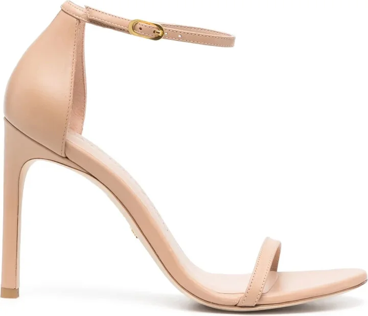 Nudistsong 115mm leather sandals