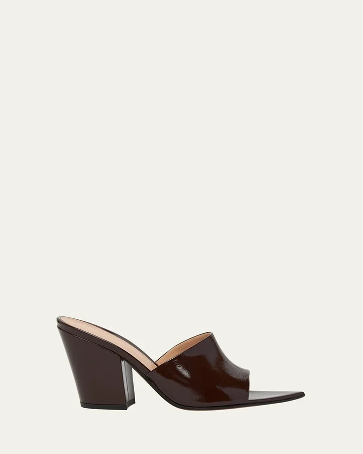 Nuit Leather Mule Sandals