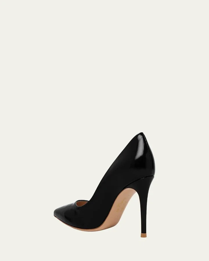 Nuit Leather Stiletto Pumps - Image 2