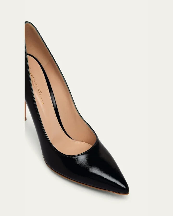 Nuit Leather Stiletto Pumps - Image 3