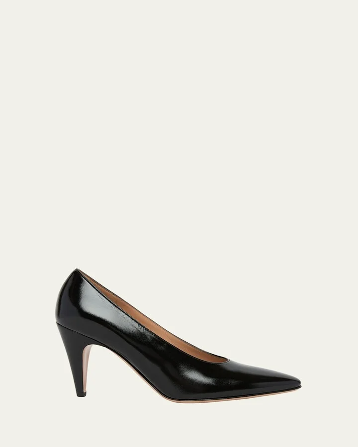 Nuit Leather Stiletto Pumps