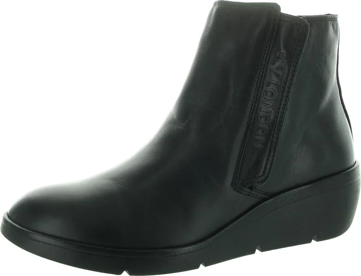 Nula 550 Womens Logo Leather Wedge Boots