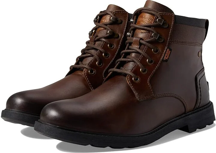 Nunn Bush 1912 Plain Toe Boot Men's Shoes Brown Crazy Horse : 8 W (EE), Leather