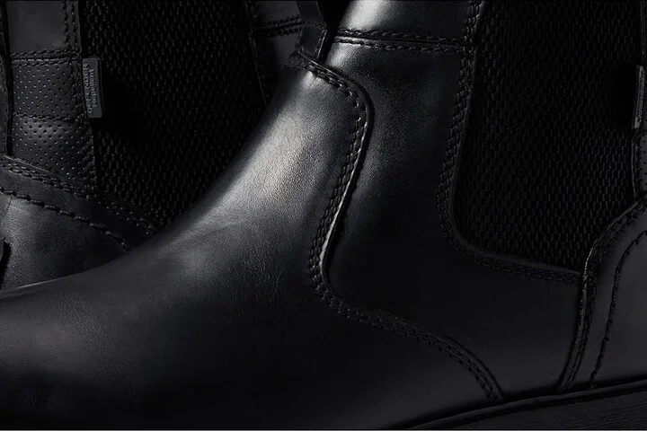 Nunn Bush 1912 Plain Toe Chelsea Boot Men's Shoes Black : 8.5 M (D), Leather - Image 5