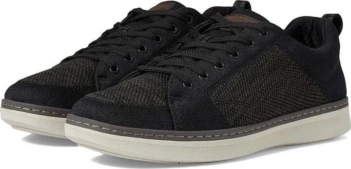 Nunn Bush Aspire Knit Moccasin Toe Sneaker Oxford Comfortable Lightweight Fabric Lace Up Men's Lace-up Boots Black : 9 M (D)