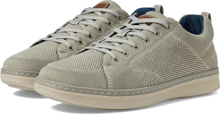 Nunn Bush Aspire Knit Moccasin Toe Sneaker Oxford Comfortable Lightweight Fabric Lace Up Men's Lace-up Boots Stone : 13 M (D)