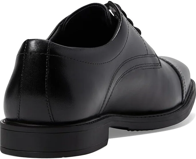 Nunn Bush Baxter Cap Toe Oxford Men's Lace Up Wing Tip Shoes Black : 8 W (EE), Leather - Image 4