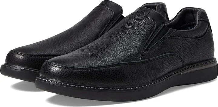Nunn Bush Bayridge Moccasin Toe Slip-On Men's Shoes Black : 7 M (D), Leather