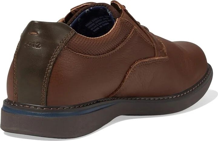 Nunn Bush Bayridge Plain Toe Oxford Men's Shoes Brown : 7.5 M (D), Leather - Image 4