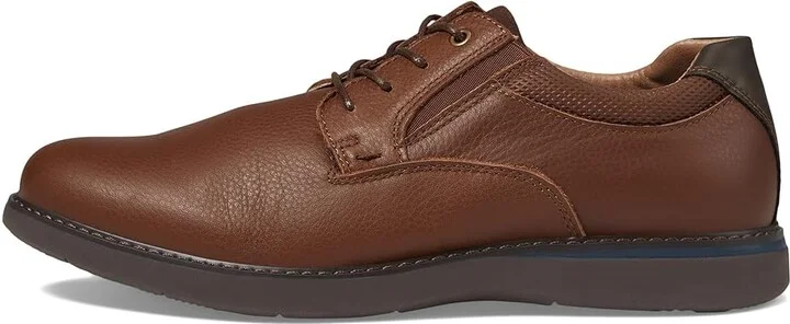 Nunn Bush Bayridge Plain Toe Oxford Men's Shoes Brown : 7.5 M (D), Leather - Image 6