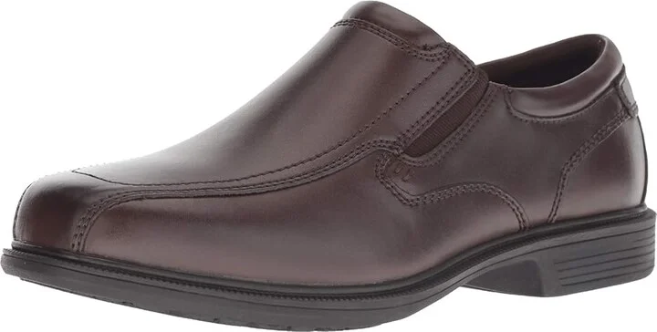 Nunn Bush Bleeker Street Bicycle Toe Slip-On with KORE Slip Resistant Walking Comfort Technology Men's Slip on Shoes Brown : 7 W (EE) - Image 2