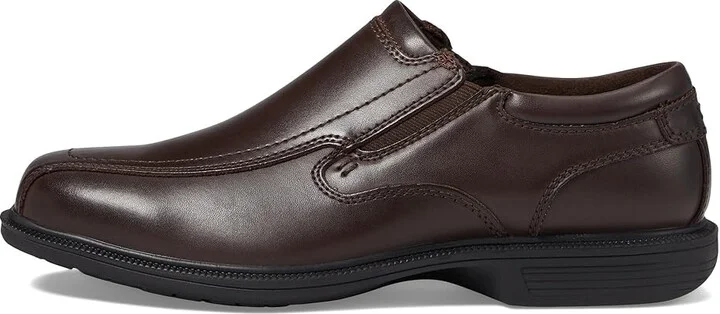 Nunn Bush Bleeker Street Bicycle Toe Slip-On with KORE Slip Resistant Walking Comfort Technology Men's Slip on Shoes Brown : 7 W (EE) - Image 7