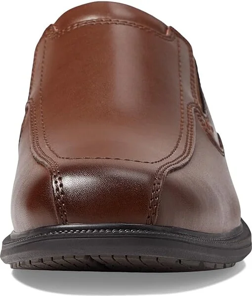 Nunn Bush Bleeker Street Bicycle Toe Slip-On with KORE Slip Resistant Walking Comfort Technology Men's Slip on Shoes Cognac : 7.5 M (D) - Image 6