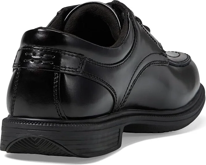 Nunn Bush Bourbon Street Moc Toe Oxford with KORE Slip Resistant Walking Comfort Technology Men's Lace Up Moc Toe Shoes Black : 7 M (D) - Image 5