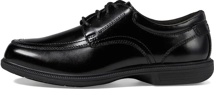 Nunn Bush Bourbon Street Moc Toe Oxford with KORE Slip Resistant Walking Comfort Technology Men's Lace Up Moc Toe Shoes Black : 7 M (D) - Image 7