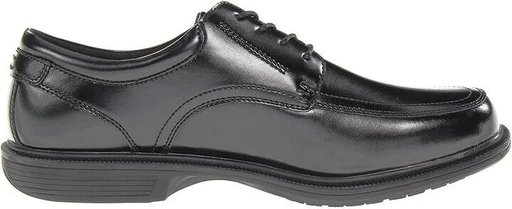 Nunn Bush Bourbon Street Moc Toe Oxford with KORE Slip Resistant Walking Comfort Technology Men's Lace Up Moc Toe Shoes Black : 7 M (D) - Image 8