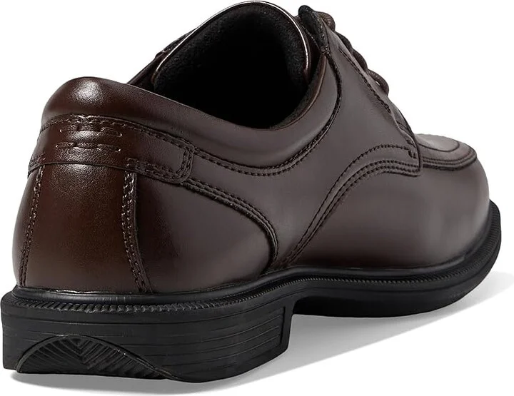 Nunn Bush Bourbon Street Moc Toe Oxford with KORE Slip Resistant Walking Comfort Technology Men's Lace Up Moc Toe Shoes Brown : 8 M (D) - Image 5
