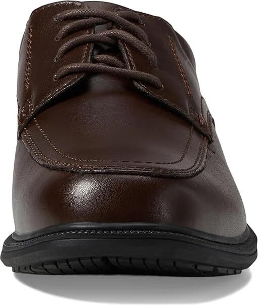 Nunn Bush Bourbon Street Moc Toe Oxford with KORE Slip Resistant Walking Comfort Technology Men's Lace Up Moc Toe Shoes Brown : 8 M (D) - Image 6