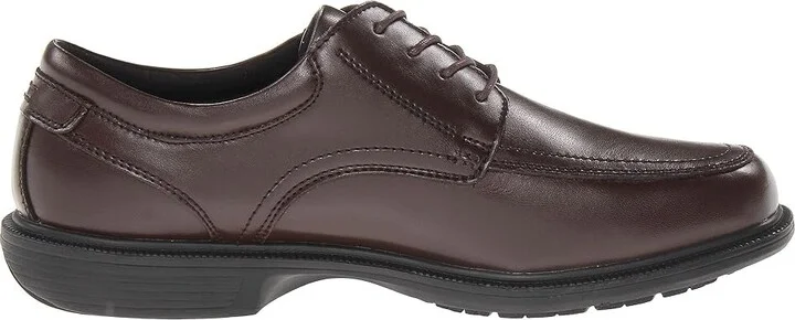 Nunn Bush Bourbon Street Moc Toe Oxford with KORE Slip Resistant Walking Comfort Technology Men's Lace Up Moc Toe Shoes Brown : 8 M (D) - Image 8