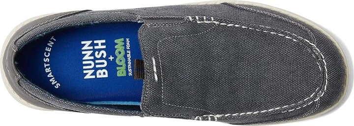 Nunn Bush Brewski Canvas Moccasin Toe Venetian Slip-On Men's Shoes Gunmetal : 7 M (D), Synthetic/Textile - Image 2