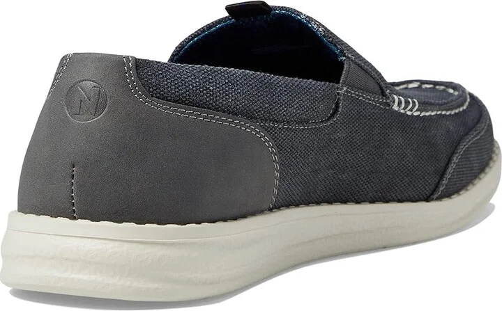 Nunn Bush Brewski Canvas Moccasin Toe Venetian Slip-On Men's Shoes Gunmetal : 7 M (D), Synthetic/Textile - Image 4