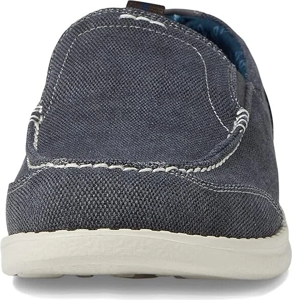 Nunn Bush Brewski Canvas Moccasin Toe Venetian Slip-On Men's Shoes Gunmetal : 7 M (D), Synthetic/Textile - Image 5