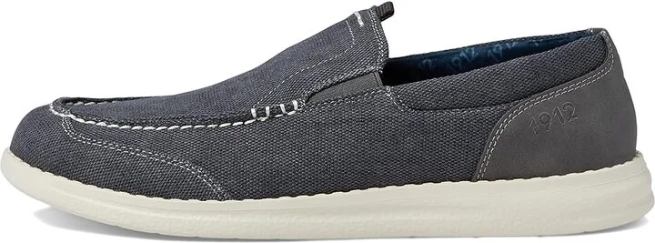 Nunn Bush Brewski Canvas Moccasin Toe Venetian Slip-On Men's Shoes Gunmetal : 7 M (D), Synthetic/Textile - Image 6