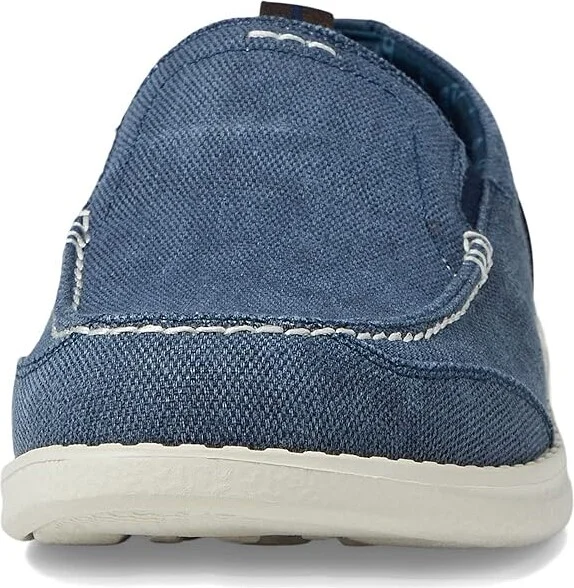 Nunn Bush Brewski Canvas Moccasin Toe Venetian Slip-On Men's Shoes Navy : 7 M (D), Synthetic/Textile - Image 5